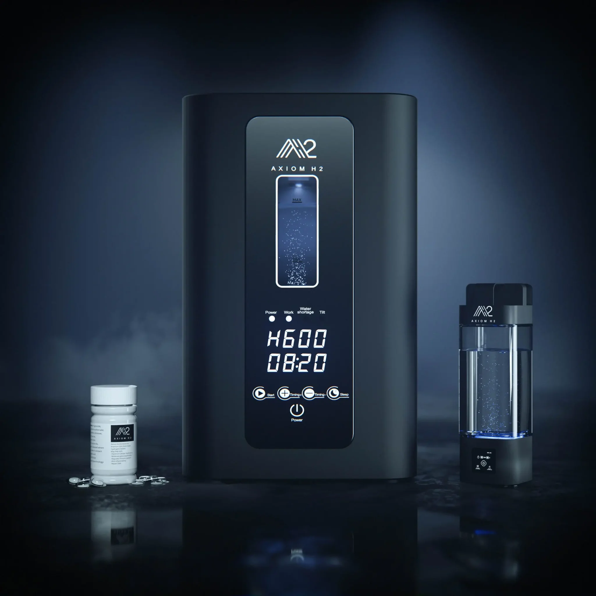 AXIOM H2 at Apparati AXIOM H2 molecular hydrogen wellness experience available at Apparati.